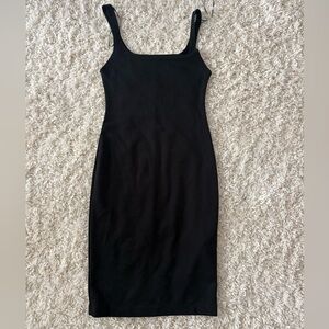 Zara Black Midi Dress size m